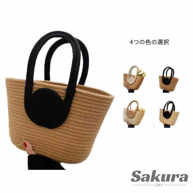 ハンドバッグ バッグ 麦わら かばん レディース バッグ 大きめ 大容量 手提げ 軽い 通勤 旅行バッグ 小物 ブランド雑貨 バッグ レディースバッグ その他
