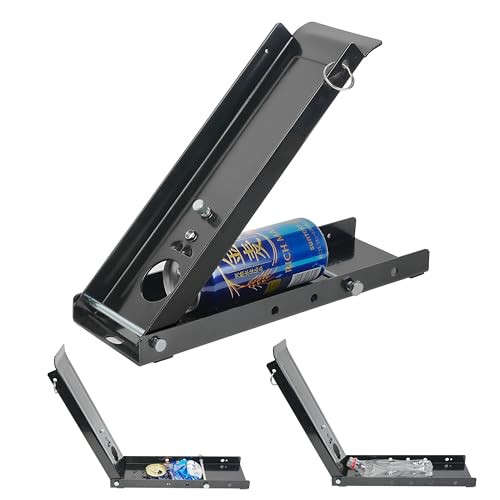 ・ブラック レギュラー G02 ・空き缶潰し器はすべて金属製で、重量は約2.4ｋｇ。そのため、アルミ缶だけでなく、硬いスチール缶も潰れます。汎用性の高い缶潰し機です。アルミ缶、ペットボトル、フルーツ缶