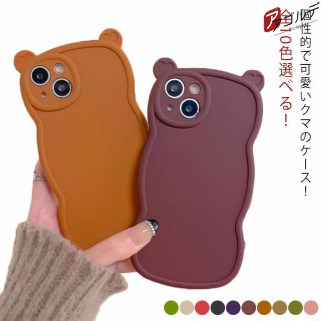 商品説明全10色 i Phoneケース ウエーブ 熊耳 大人かわいい i Phone14Plus ケース i Phone14Pro Max ケース i Phone11 ケース 韓国 おしゃれ 可愛い 