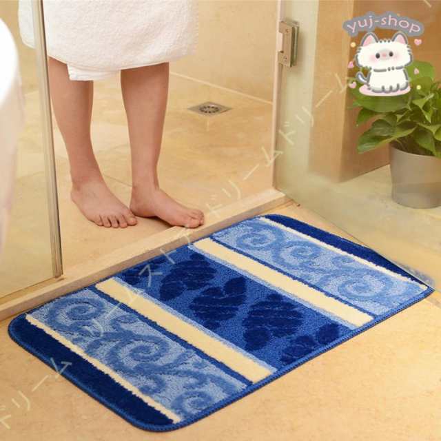 表面：ポリエステル 裏面：TPR滑り止めサイズ：45*75cm カラー：グレー?ブルー?ダークグレー?ダークブルー?ブラウン?レッド?パープル?グリーン?ベージュ?黄色?紫色?緑色バスマット ドアマッ