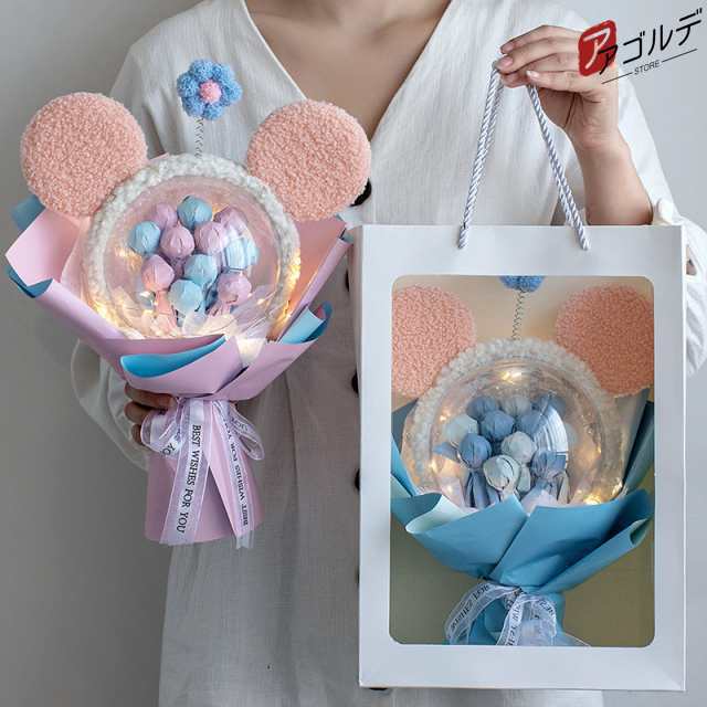 LED 造花 プリザーブドフラワー フラワーソープ シャボンフラワー ギフト 花 花束 ブーケ バラ ミニブーケ 母の日 父の日 プレゼント 光