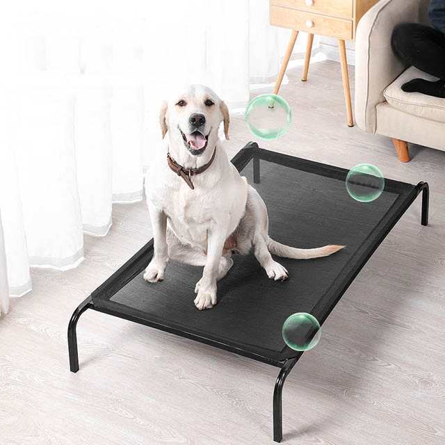 送料無料 ペットベッド S/Mサイズ 5~25kg犬用 猫用 メッシュ 通気 洗える 脚付きコット型 寝床 ハンモック ペット用 携帯用ベッド クッション 冬 夏用 暑さ対策 猫 小型犬