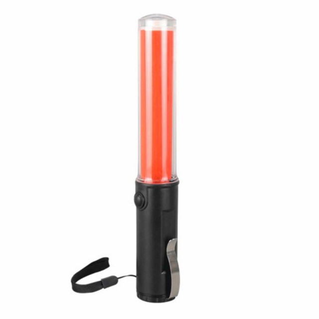 小型 誘導棒 LED 誘導灯 誘導 交通整理 交通 整理 駐車場 三段切り替え 26cm マルチカラー