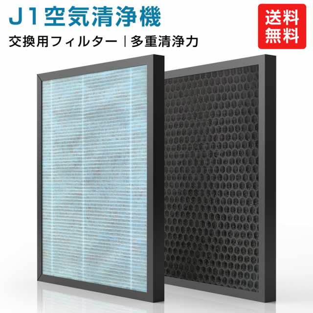 交換用フィルター 空気清浄機 多層浄化フィルター 脱臭フィルター 送料無料 集じん 脱臭一体 PM2.5 花粉 ホコリ 微粒子99.9%除去可 空気洗浄機交換部品 １枚