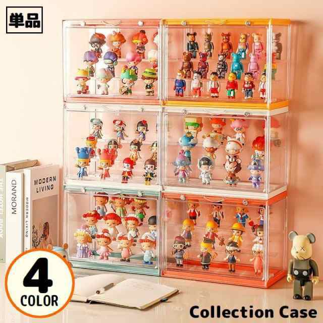コレクションケース 3段 フィギュアケース ショーケース 展示ボックス ディスプレイ 透明 クリア 収納 人形 模型 防塵 防水