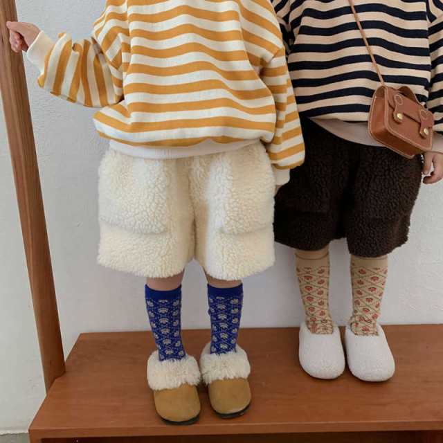 ベビー服 ショートパンツ 厚手 秋 冬 女の子 男の子 3?8歳 ベビー 服 赤ちゃん パンツ ハーフパンツ 子供 ギフト プレゼント おしゃれ 可愛い 柔らかい