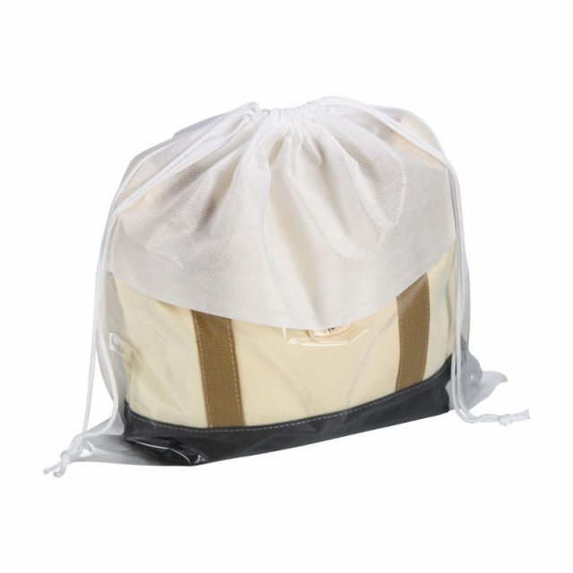 5点セット バッグ収納 不織布 袋 保管 収納ケース カバン 鞄 ハンドルバッグ収納 透明 クリア バッグ保護 見やすい 折りたたみ 防湿 防カビホコリよけ 防塵カバー お片づけ 整理 巾着 送料無料