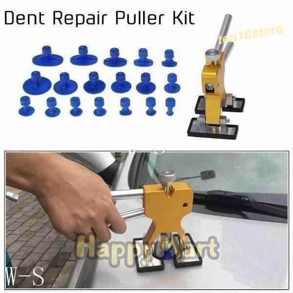 DIY 車体凹み修復 吸盤式リフトアップツール 自動車用へこみ直しキット 板金不要 ペンキなし 補修用品 デントリペアセット ドア ボンネット対応