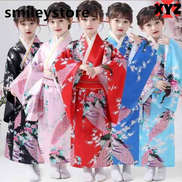 子供浴衣 単品 5柄 6サイズ 古典 浴衣 夏祭り キッズ 子供 女の 子110 120 130 140 150 160cm 本 格浴衣 生地 染 品質 共にハイク ラス